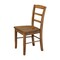 International Concepts Set of 2 Madrid Ladderback Chairs, Pecan C59-2P - alternate 8